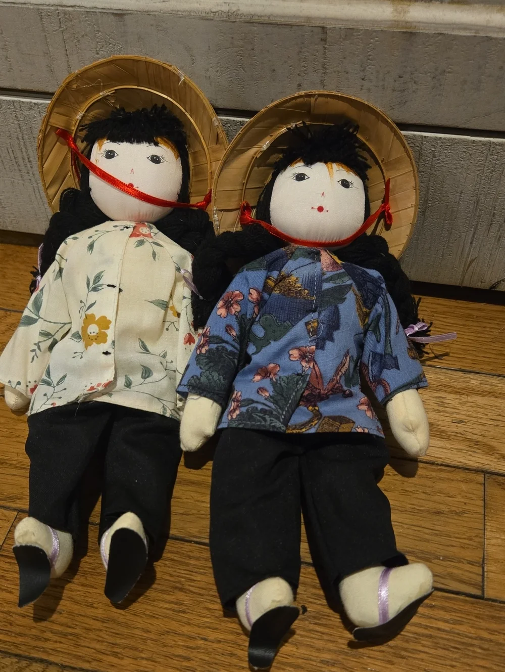 Vintage Vietnam Souviner Dolls